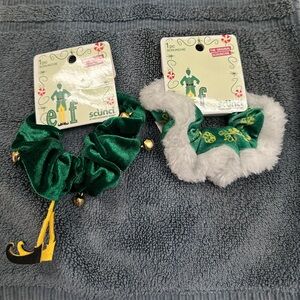 Scunci - 2 scrunchies from the movie Elf